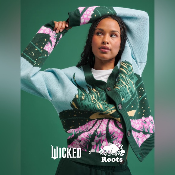 Roots Sweaters - DISO: Roots x Wicked Emerald City Cardigan
